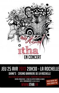 Itha en concert au Casino Barrière de La Rochelle le 25 Avril 2013. Le jeudi 25 avril 2013 à La Rochelle. Charente-Maritime.  20H30